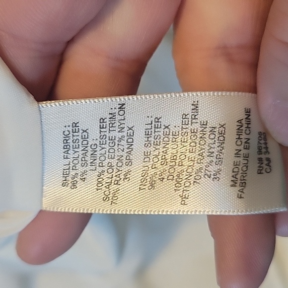 Rebecca Taylor White Textured Dress Size 0 - Picture 11 of 11